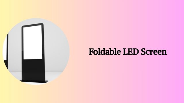 foldable led screen