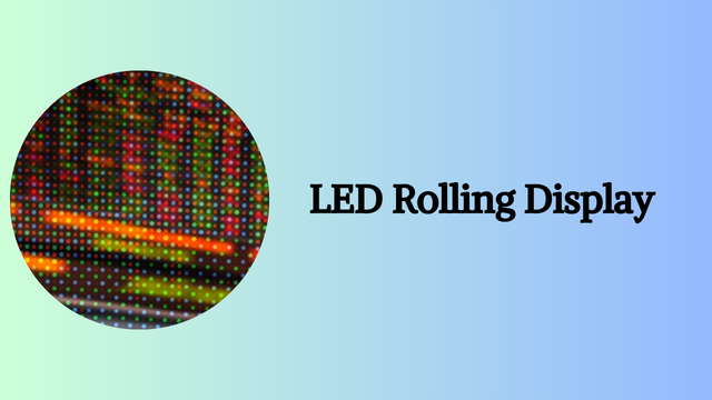 led rolling display