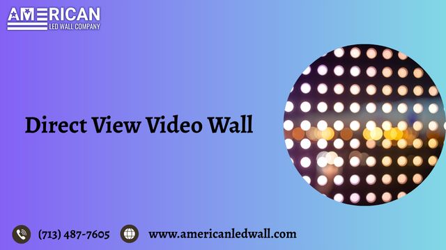 direct view video wall