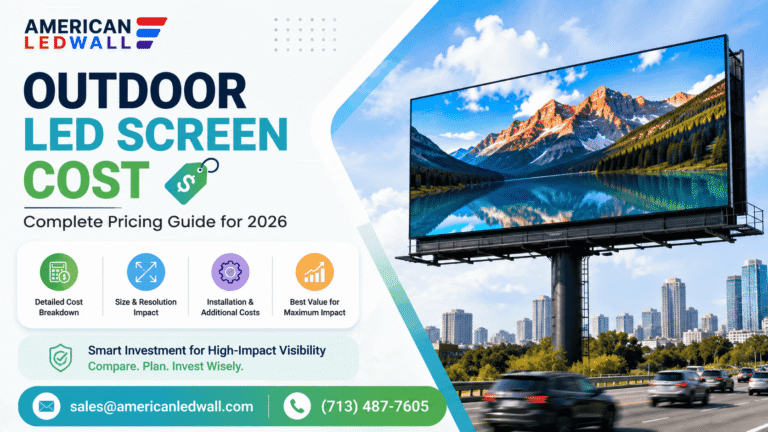 outdoor LED screen cost