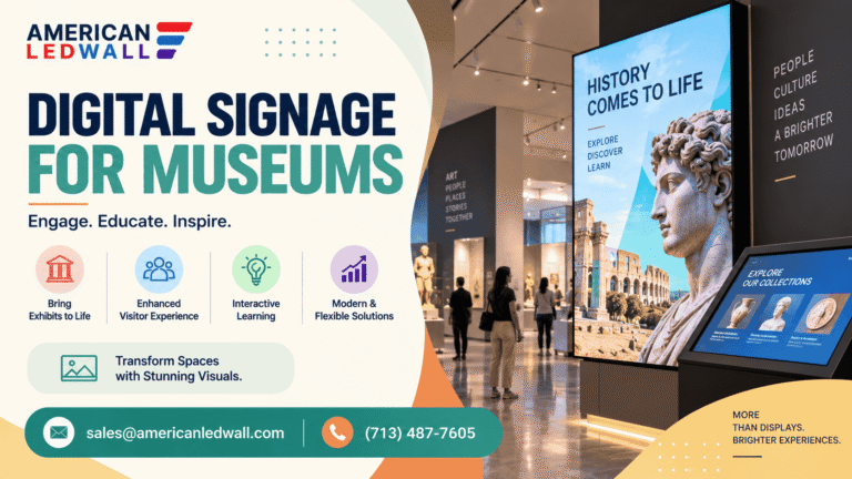 digital signage for museums