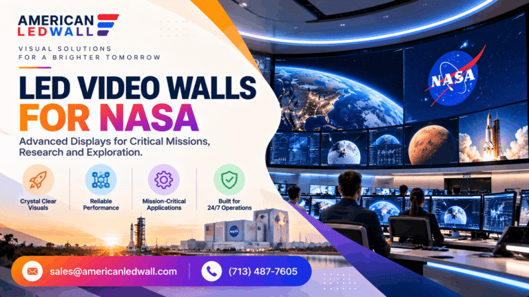 LED Video Walls for NASA and for Its Control Rooms