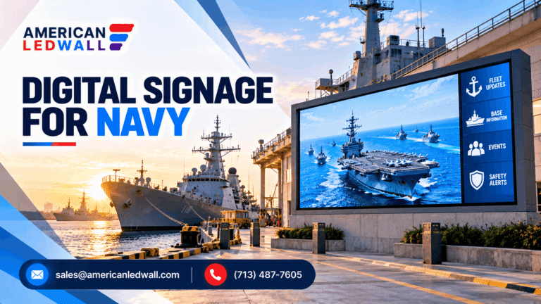 digital signage for navy