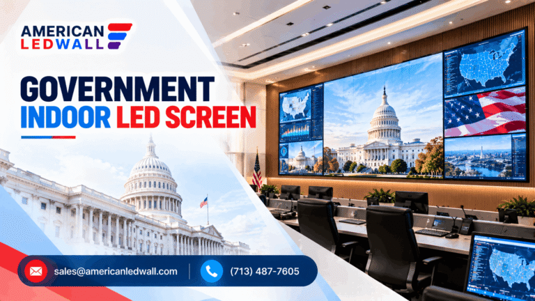 government indoor LED screen